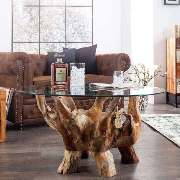 Table Basse Racine Teck TBR000122