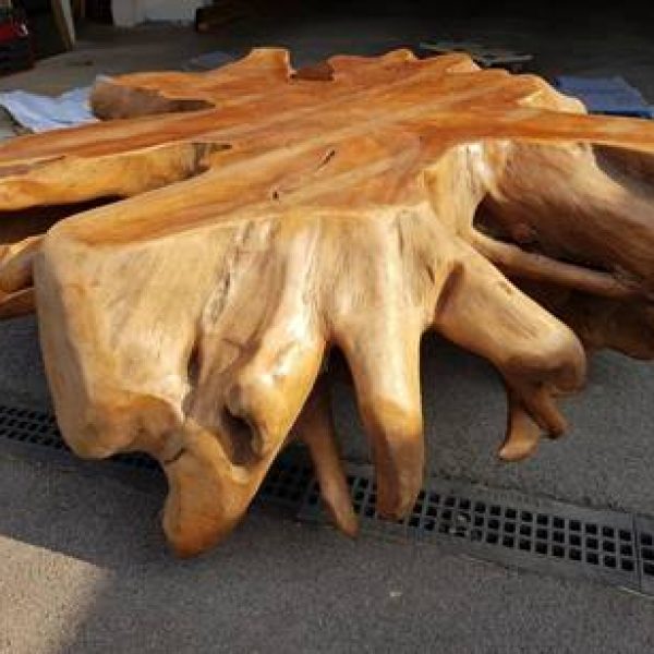 Table Basse Racine Teck TBR000215