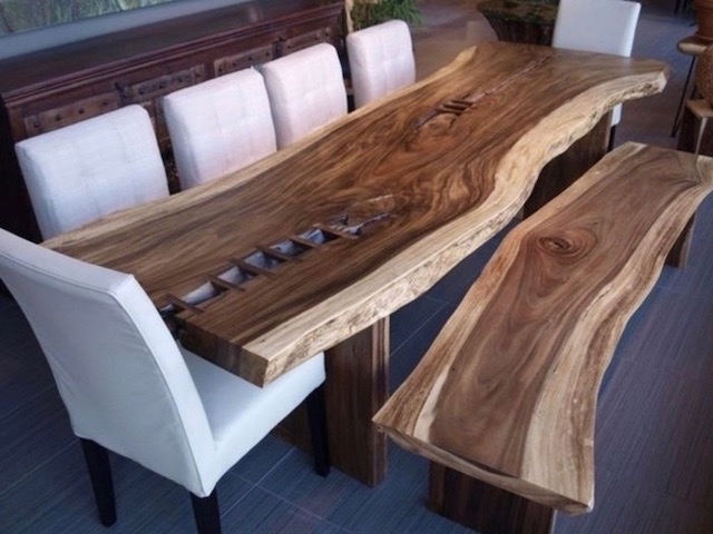 Table en Suar Massif 110 copie