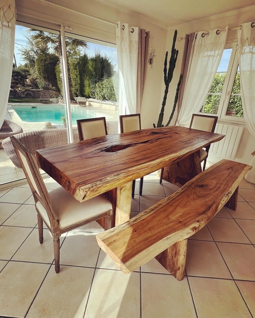 Table en Suar Massif 35 copie